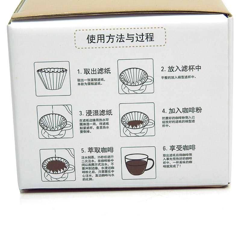 กระดาษกรองกาแฟ Koonan ทรงตะกร้า 1-2 ถ้วย