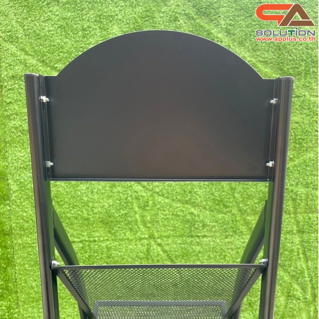 ชั้นวางโบรชัวร์เหล็กA4 สีดำ 4 ชั้น ทรง S ขนาด (W)31.5 X (L)31 X (H)149 cm. ถอดประกอบได้