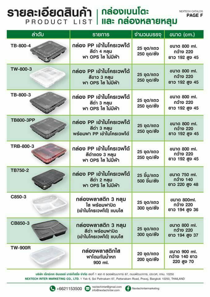 C-850-3 กล่องอาหาร 3 หลุม 850 ml. สีใส + ฝาใส่ (25ชุด) สอบถามราคาล่าสุดได้ที่ Line : @kccfood