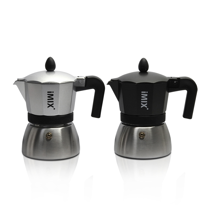 หม้อต้มกาแฟ ไอมิกซ์พลัส อินดักชั่น 3 คัพ แถมฟรี 2IN1 ช้อนตวง-แทมป์