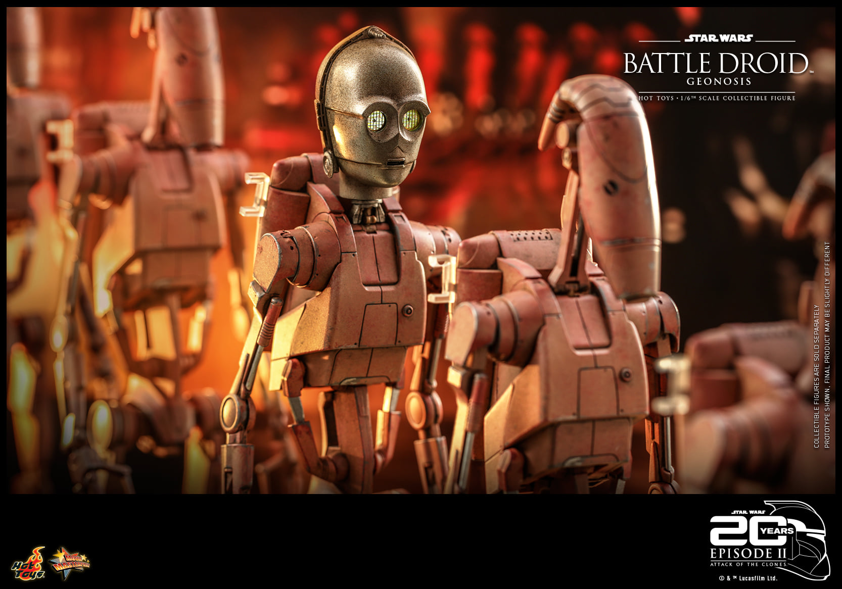 Hot Toys MMS649 1/6 Star Wars Episode II: Attack of the Clones™ - Battle Droid™ (Geonosis)