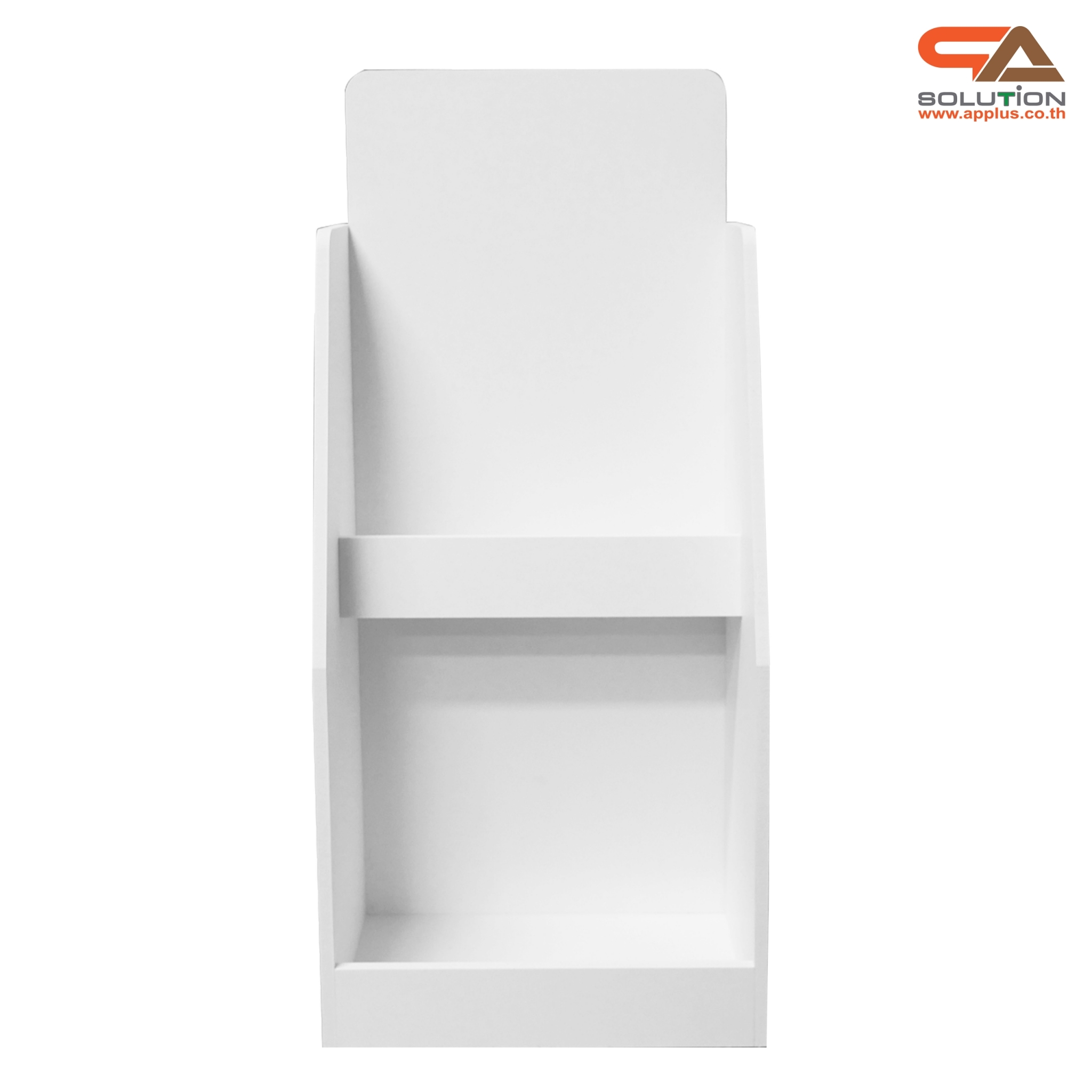 ชั้นวางสินค้าตั้งโต๊ะ TB-21 ขนาด (W) 16 x (D) 10 x (H) 35 cm. วัสดุพลาสวูดหนา 5 มม.