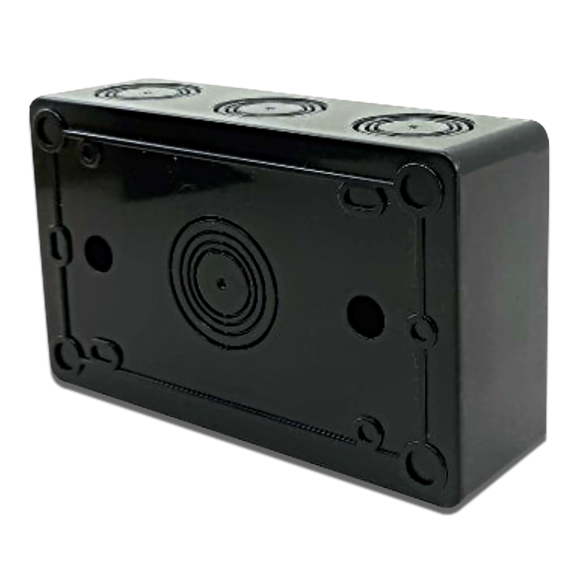 NANO กล่องลอยสำหรับฝาครอบแผงหน้ากากกันน้ำ สีดำ รุ่น NANO-415B (20 ชิ้น/กล่อง)