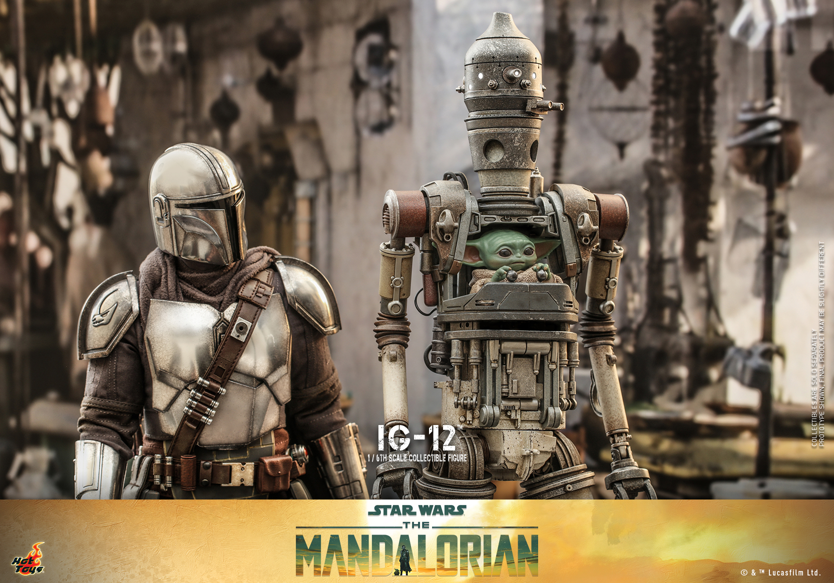Hot Toys TMS104 1/6 Star Wars: The Mandalorian™ - IG-12™