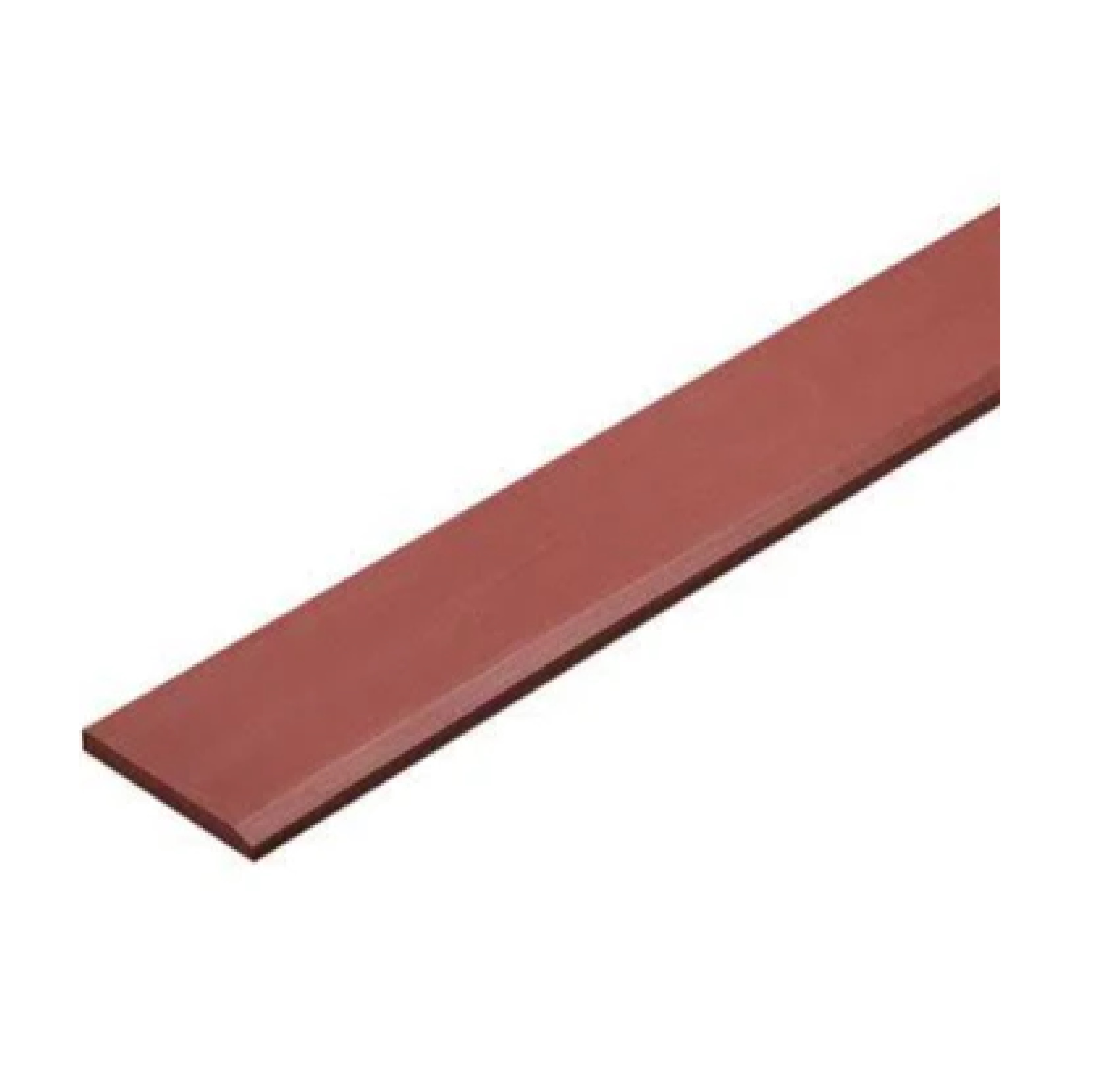 ไม้เชิงชาย เฌอร่า รุ่น ลบขอบ ผิวเรียบ ขนาด 20 x 400 x 1.6 ซม. สีแดงมะฮอกกานี