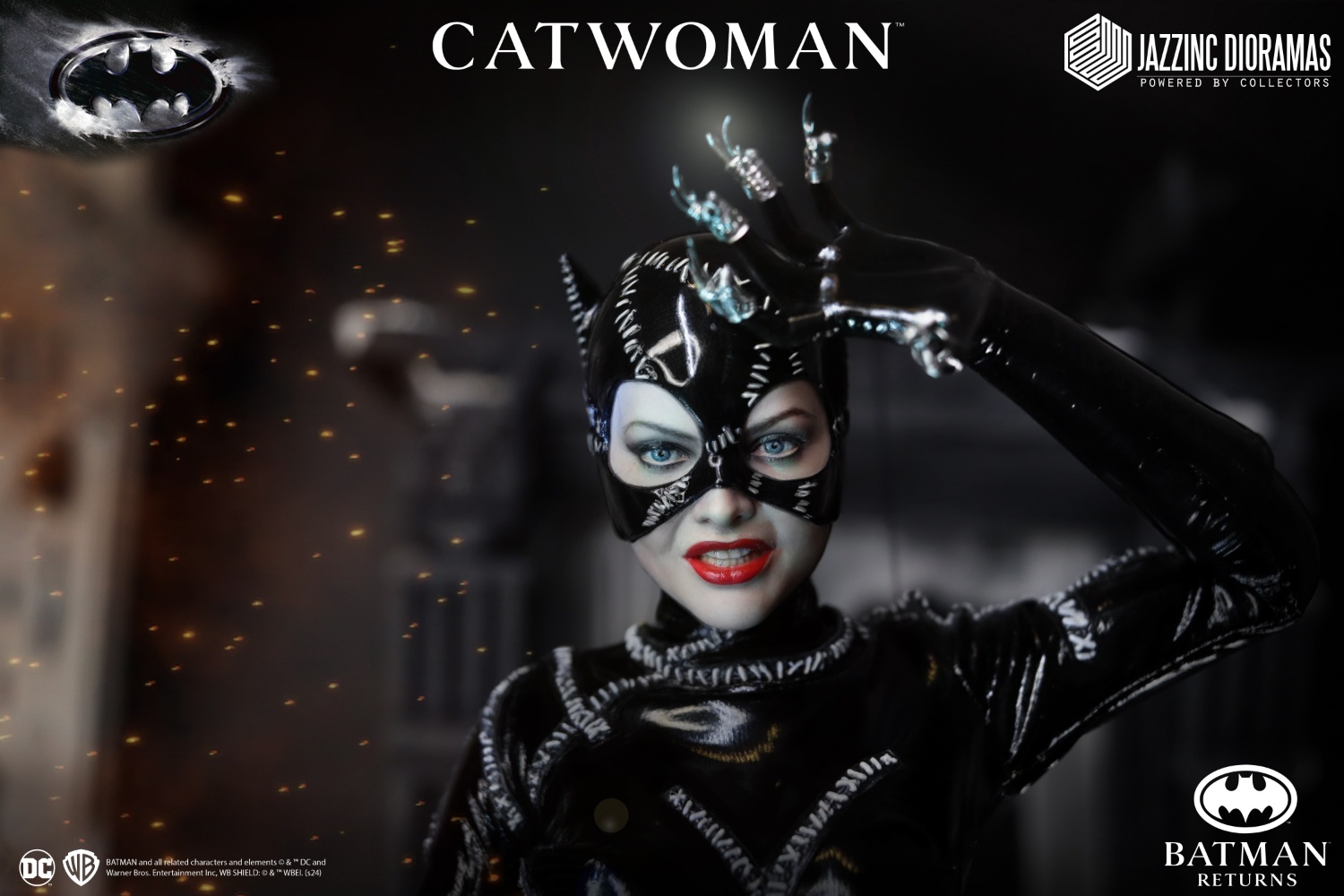 Jazzinc Dioramas JD-001E 1992 "Batman Returns" - Catwoman (Deluxe Two Pack Which Features, and an Exclusive Diorama) [ดีลักซ์ 2 แบบ และพิเศษฉากประตู]