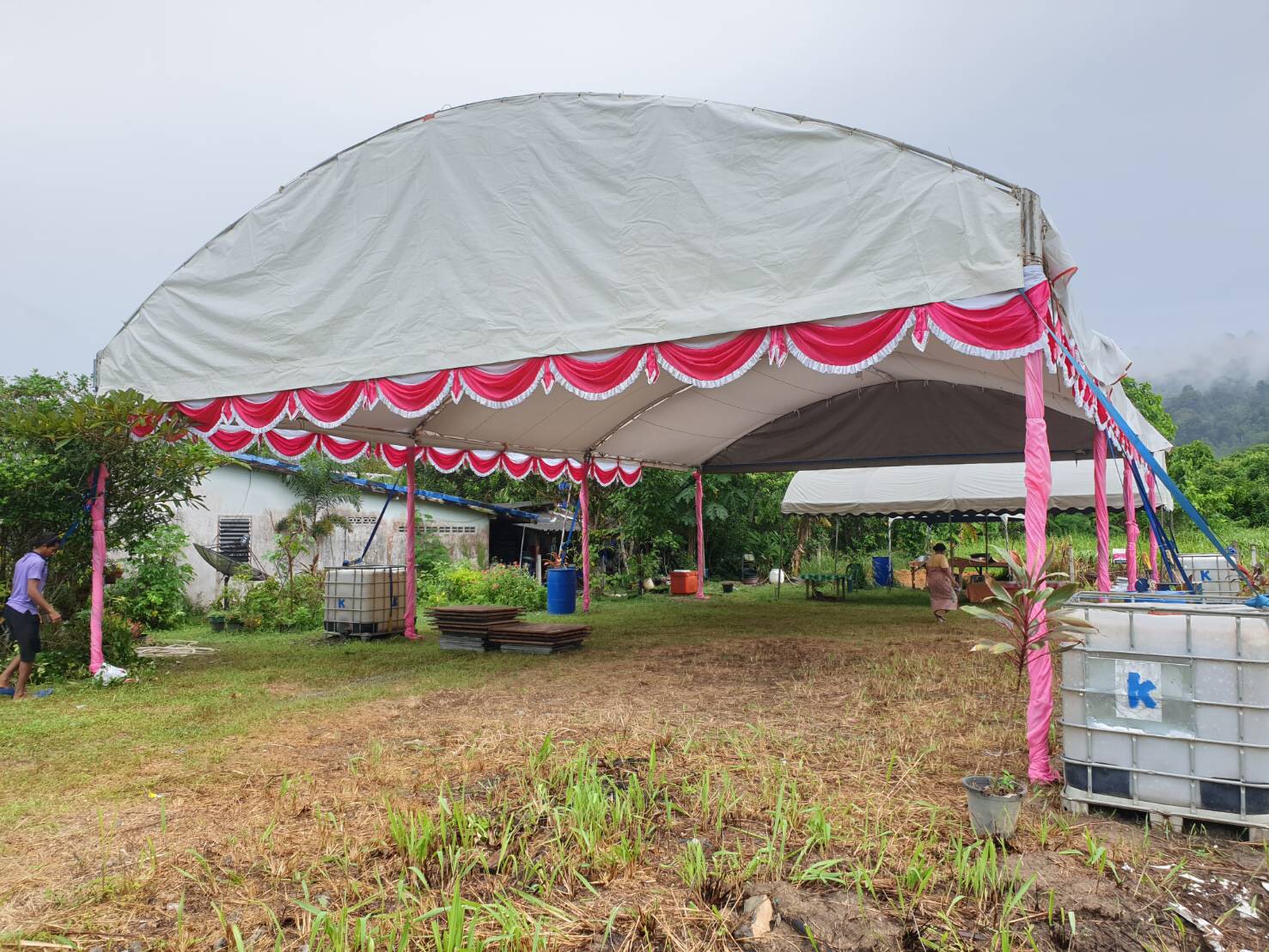 เต็นท์โดม 10 เมตร ความยาวเพิ่ม/ลดขนาดตามความต้องการ