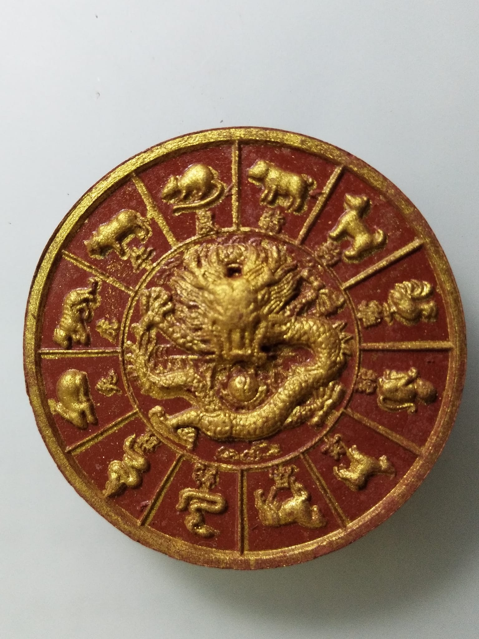 F346 พระผงเทพเจ้ากวนอูพิทักษ์แผ่นดิน