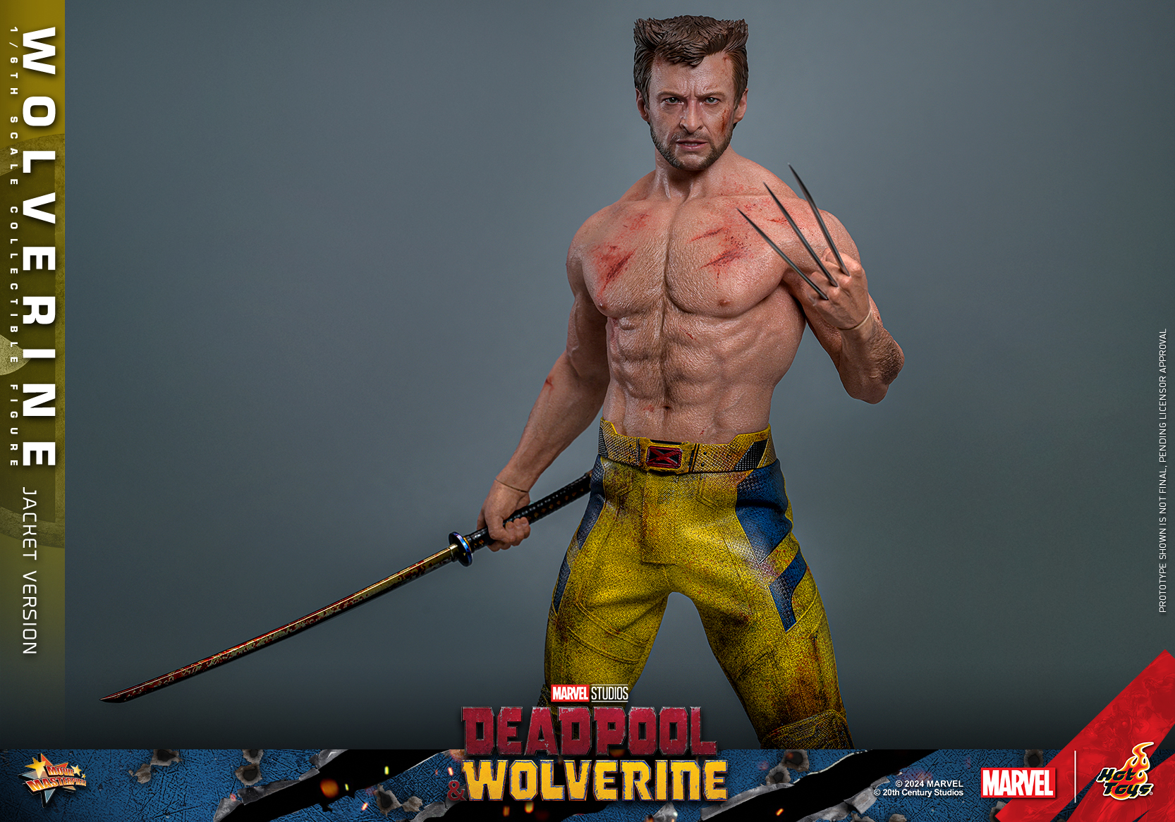 Hot Toys MMS756 Deadpool & Wolverine - Wolverine (Jacket Version)