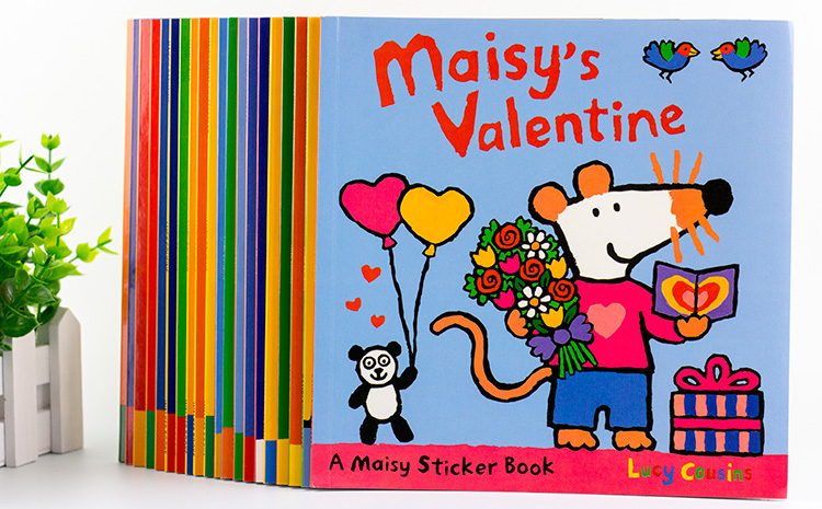 (In stock) สินค้าพร้อมส่ง ชุดหนังสือนิทาน หนูน้อย Maisy Story and Sticker Books เหมาะสำหรับเด็กเล็กวัยอนุบาล+ประถม เล่มใหญ่มี 20 เล่ม