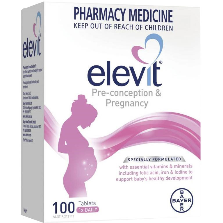 Elevit ยาบํารุงก่อนตั้งครรภ์ มีบุตรยาก บํารุงมดลูก วิตามินก่อนตั้งครรภ์ วิตามินสําหรับคนท้อง ผลิตภัณฑ์จากออสเตรเลีย