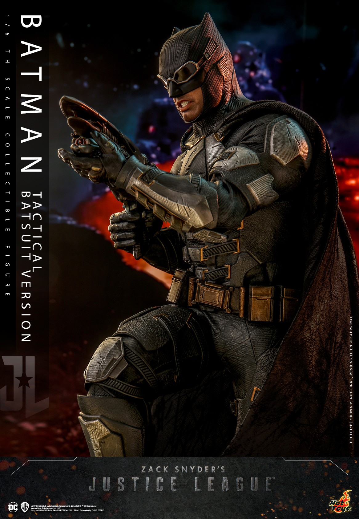 Hot Toys TMS085 1/6 Zack Snyder's Justice League - batman (Tactical Batsuit Version)