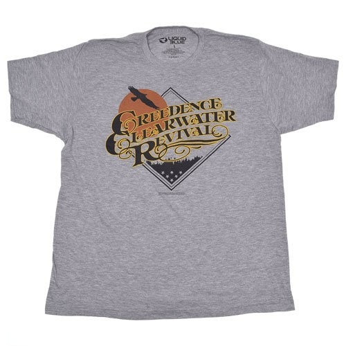 🇺🇸[PREORDER] เสื้อวง CREEDENCE CLEARWATER REVIVAL T-SHIRT รวมลายสุดฮิต ลิขสิทธิ์แท้ LIQUID BLUE จาก USA