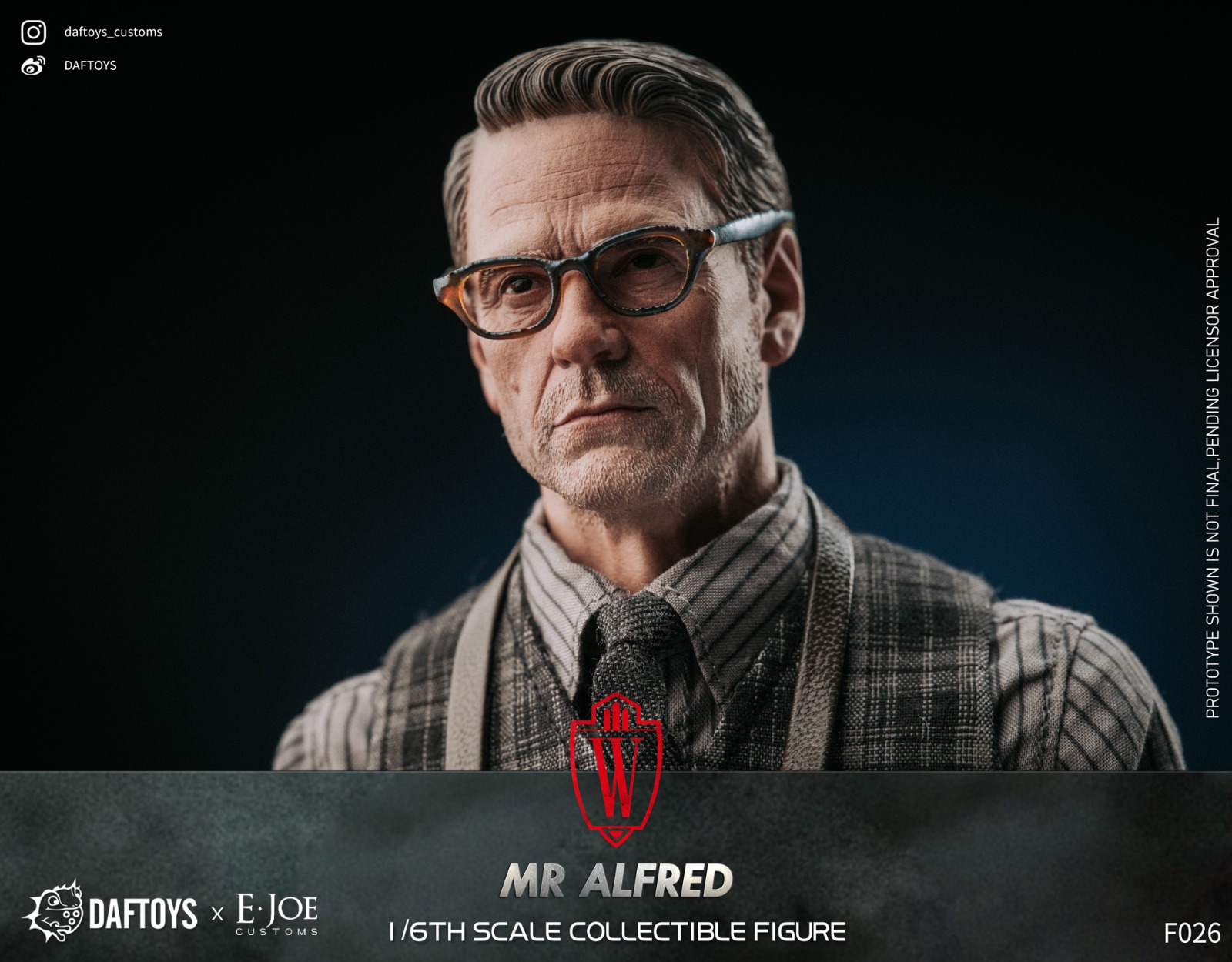 DAFTOYS x E.JOE CUSTOM F026 1/6 MR ALFRED