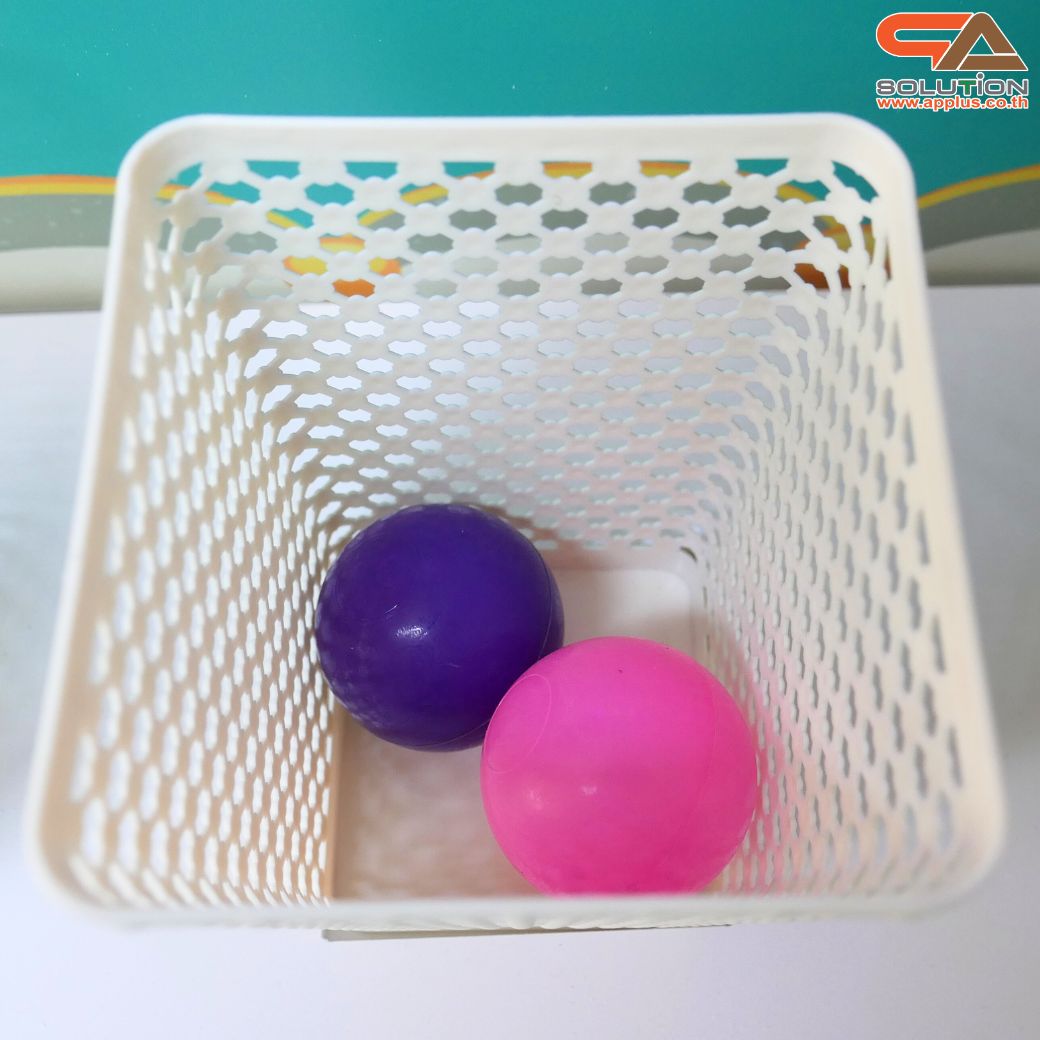 เกมส์ CARNIVAL โยนบอลลงตะกร้า ขนาด (W) 80 x (L)64 x (H)160 cm. ตะกร้า 12 ใบ พร้อมลูกบอล 10 ลูก (คละสี)