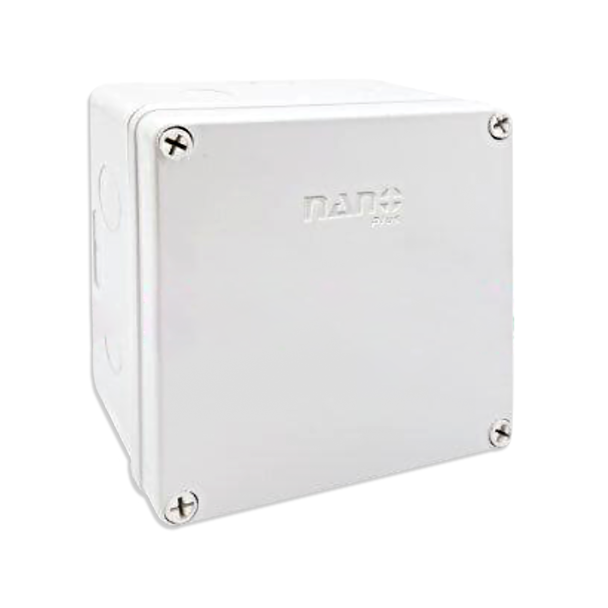 กล่องกันน้ำสีขาว 6"x6" x3.3" รุ่นนาโนพลัส 204W-NNP (30 ชิ้น / กล่อง)