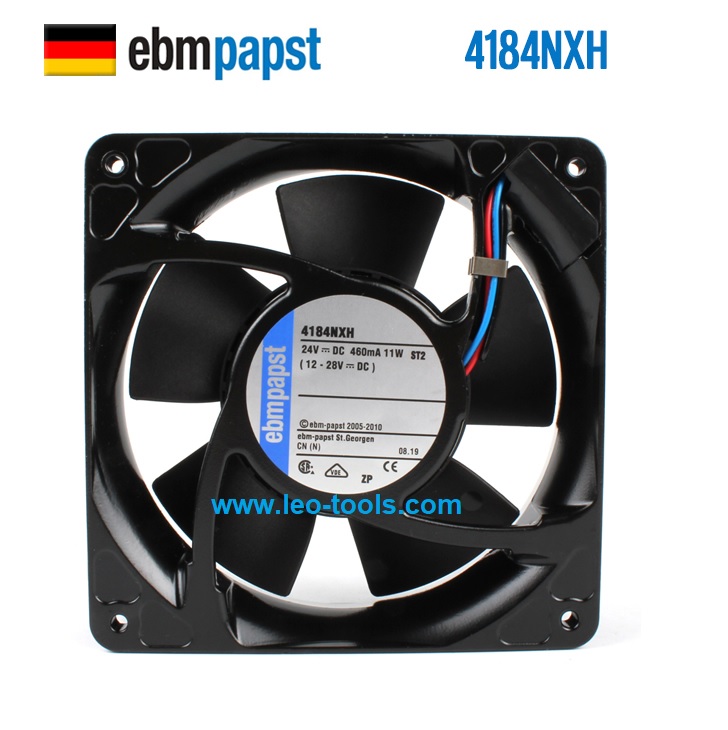 EBM-PAPST FAN MODEL: 4184NXH DC24V 11W Size: 119*119*38mm พัดลมระบายความร้อน