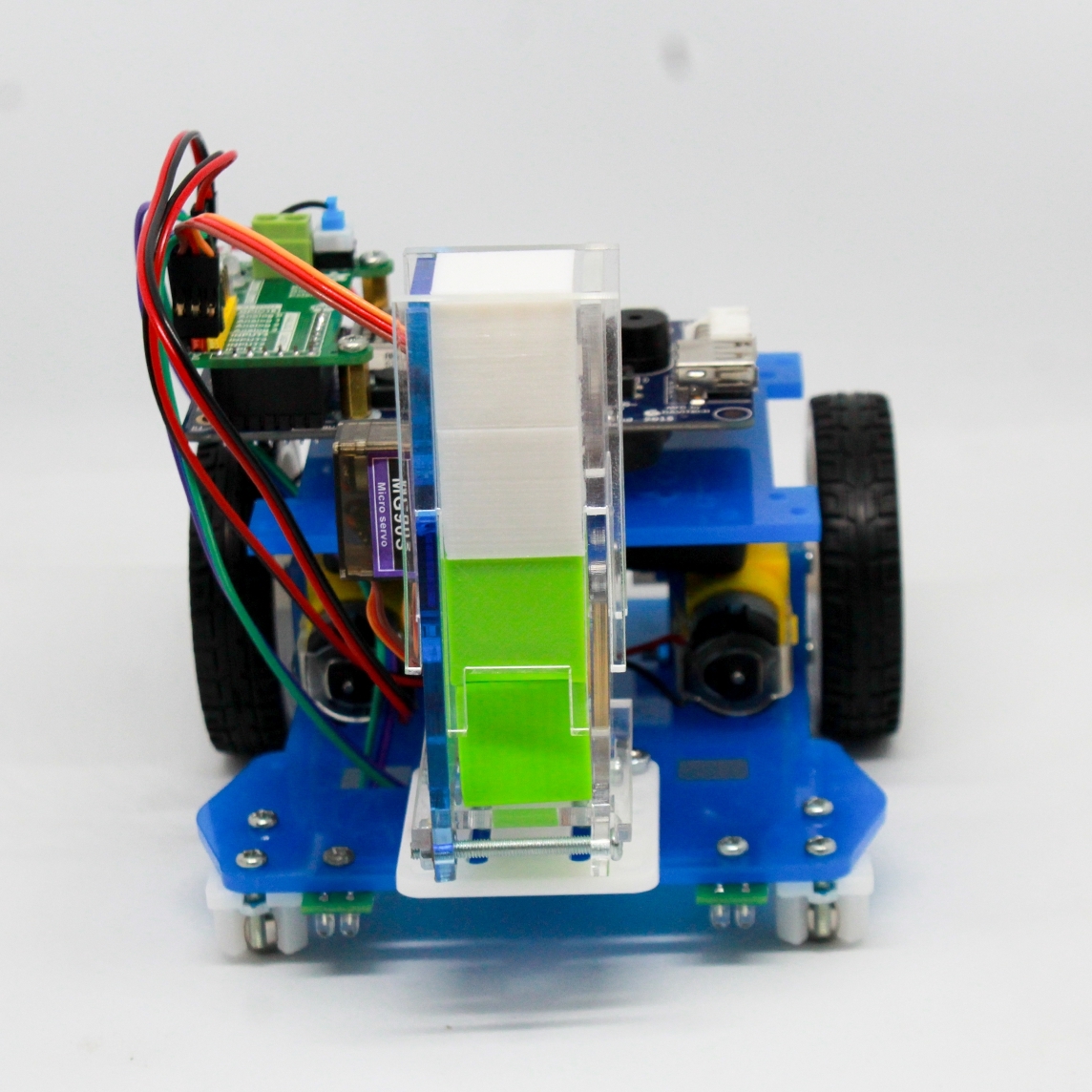 หุ่นยนต์โรบอท รุ่น 2 ล้อ เพื่อการศึกษา เสิรมทักษะการเรียนรู้ ประกอบง่าย รุ่นบอร์ด KIDBRIGHT