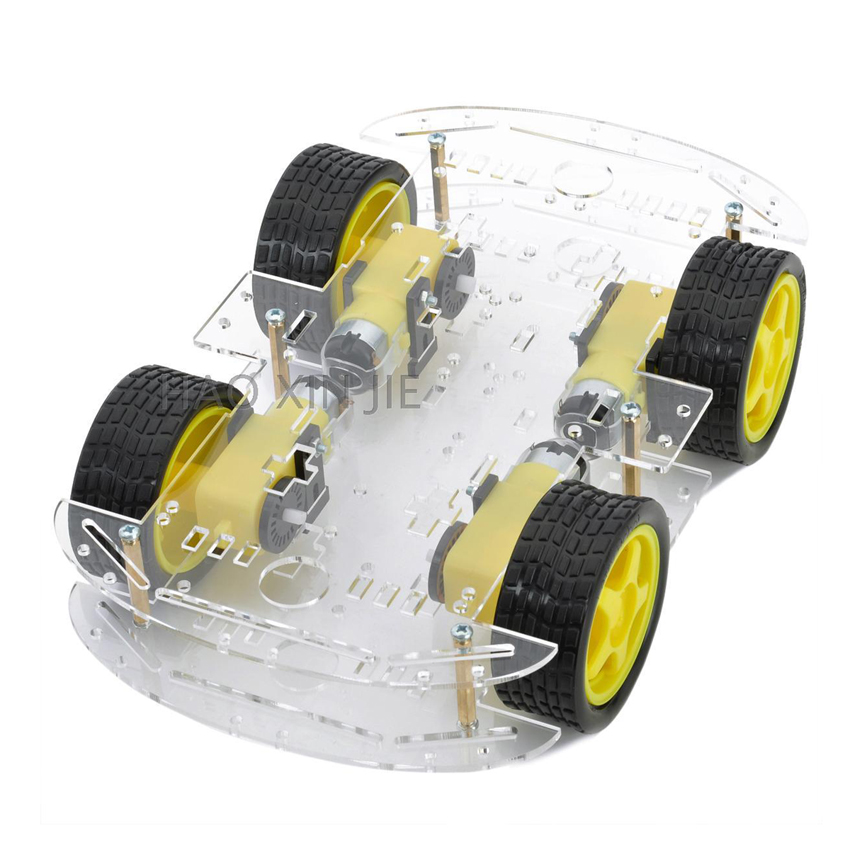 รถหุ่นยนต์ Robot Smart Car 4WD ชุดขับเคลื่อน 4 ล้อ