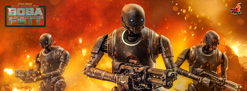 Hot Toys TMS072 1/6 Star Wars: The Book of Boba Fett™ - KX Enforcer Droid™