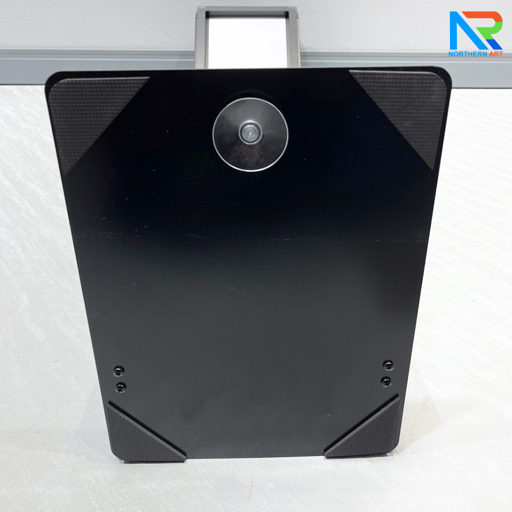 โปสเตอร์สแตนด์ตั้งพื้น รุ่นโชว์รูมรถ ขนาด A4 สีดำ สอดงานพิมพ์ด้านบน เปลี่ยนงานพิมพ์ง่าย ฐานมั่นคงแข็งแรง