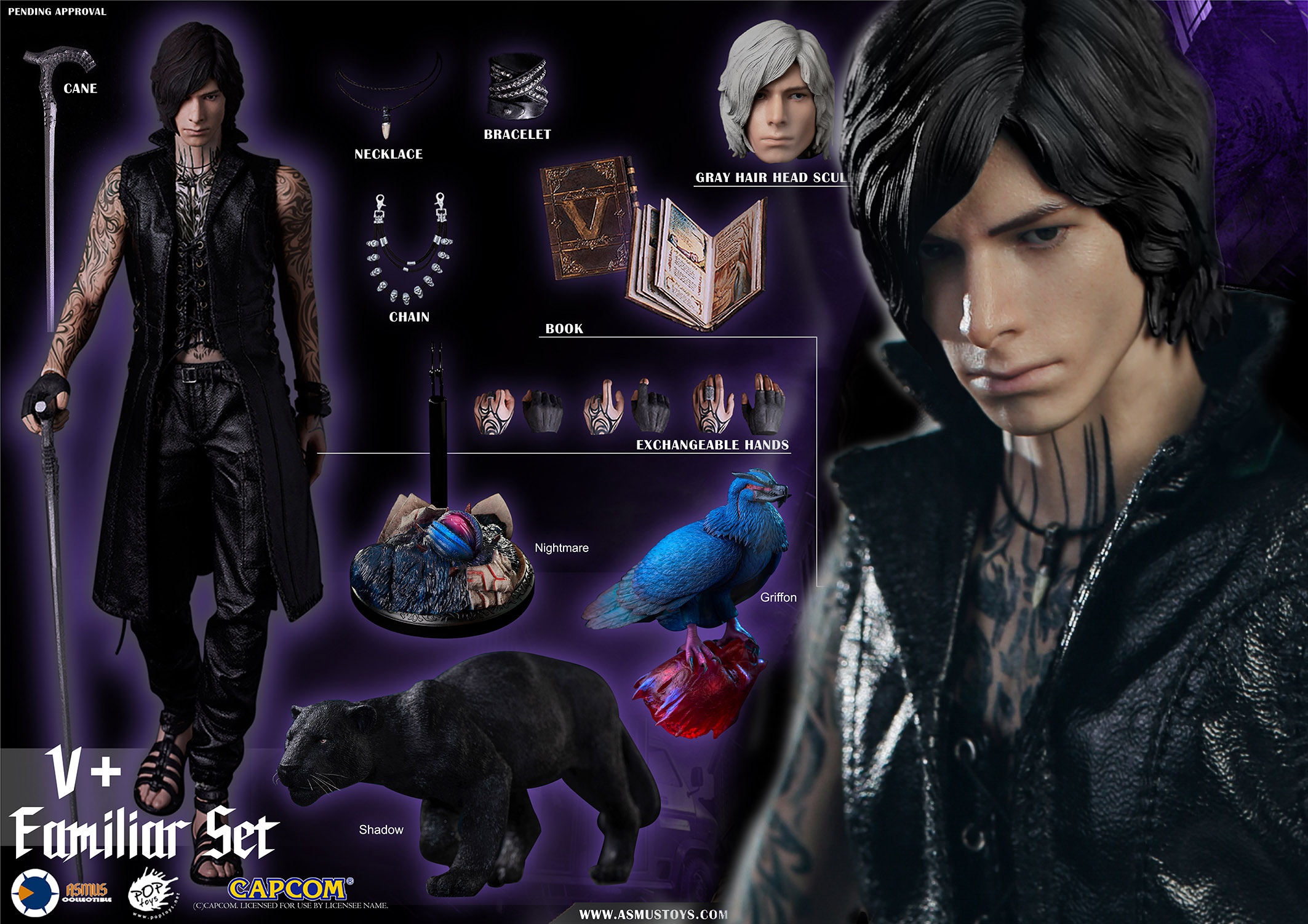 Asmus Toys DMC501LUX 1/6 Devil May Cry 5 - V (Luxury Edition)
