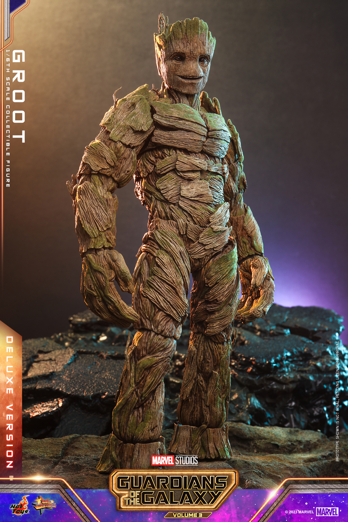 Hot Toys MMS707 1/6 Guardians of the Galaxy Vol. 3 - Groot (Deluxe Version)