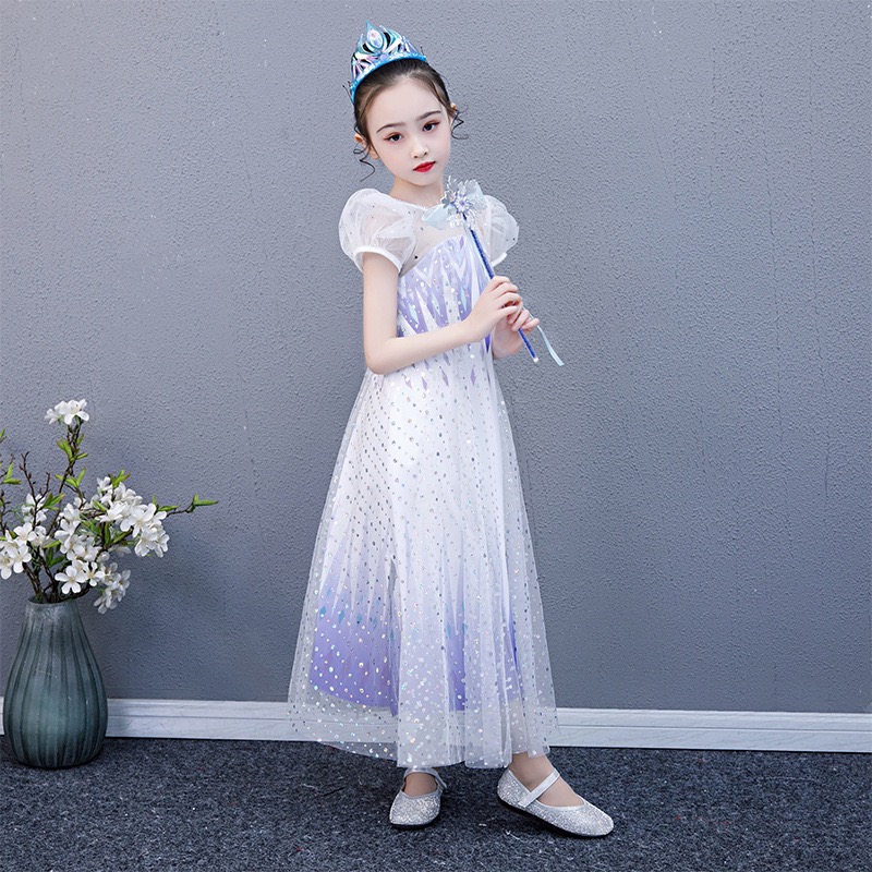 ชุดเจ้าหญิงเอลซ่า ภาค 2 Snow Queen รุ่นแขนตุ๊กตา