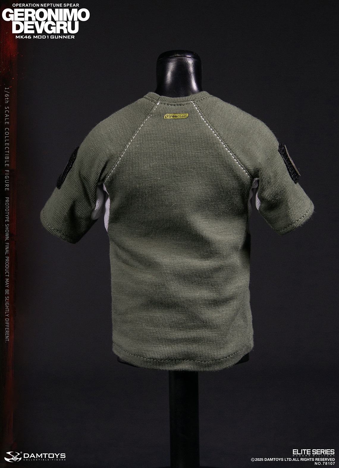 DAMTOYS 78107 DEVGRU Operation Neptune Spear “GERONIMO” MK46 MOD1 GUNNER