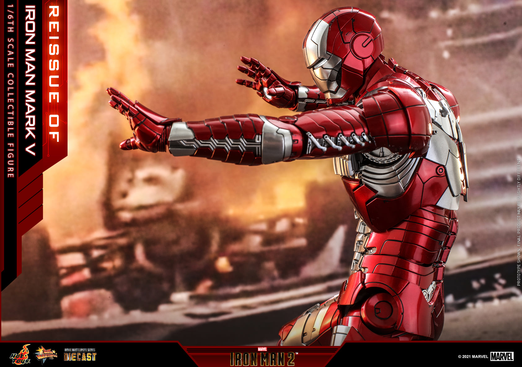 Hot Toys MMS400D18 1/6 Iron Man 2 - Iron Man Mark V (Reissue)