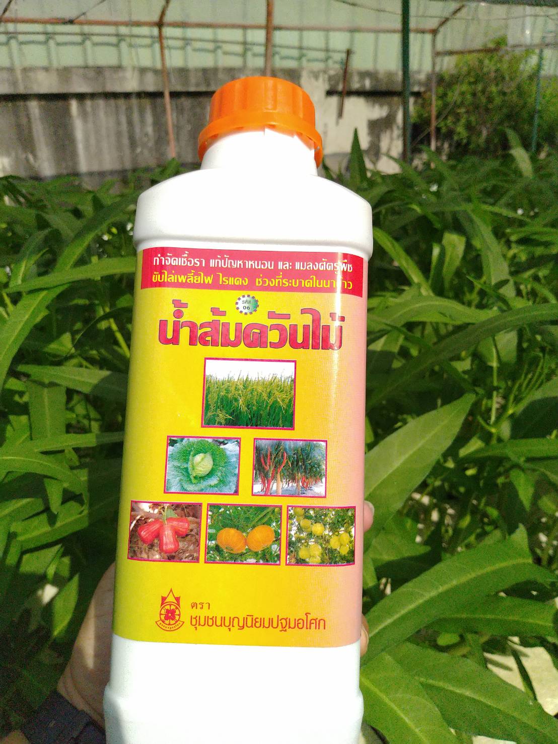 น้ำส้มควันไม้ปฐมอโศก 1 ลิตร