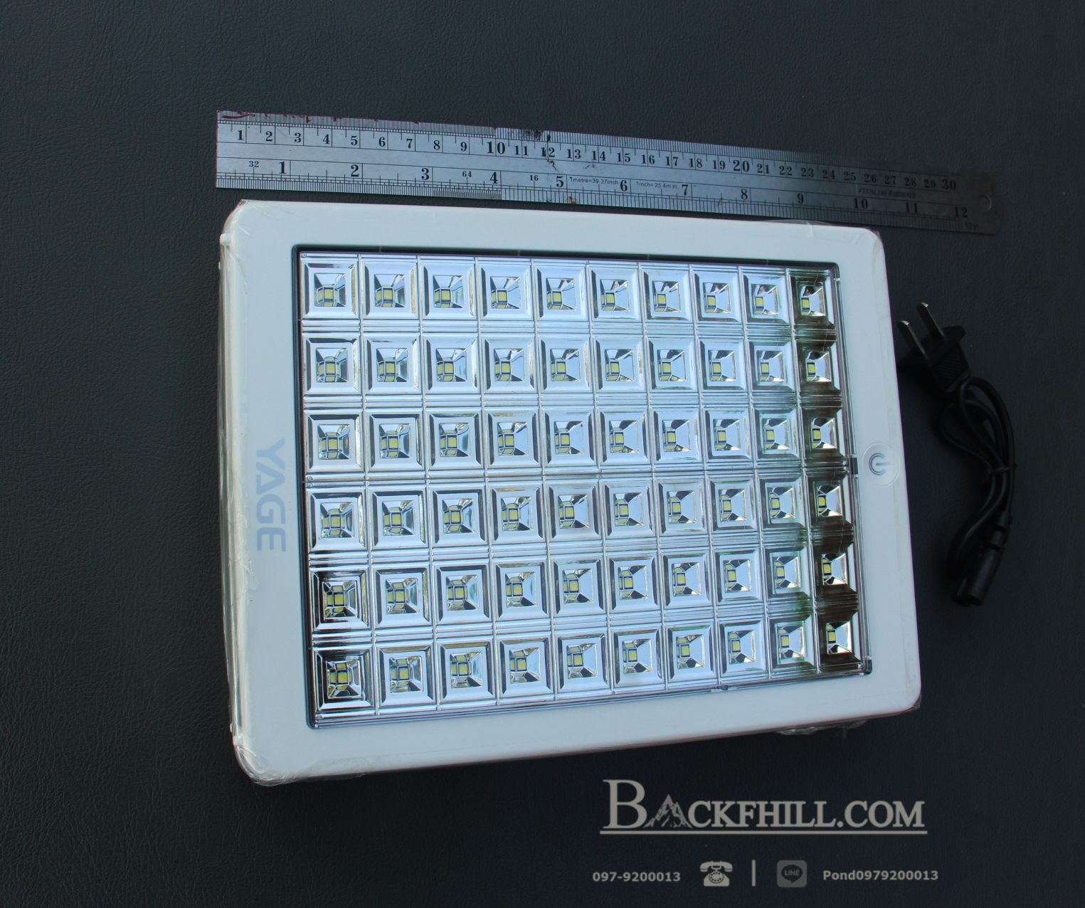 ไฟสปอร์ตไลท์ฉุกเฉิน YAGE รุ่น YG - 5538 แสงไฟ LED 60 ดวง