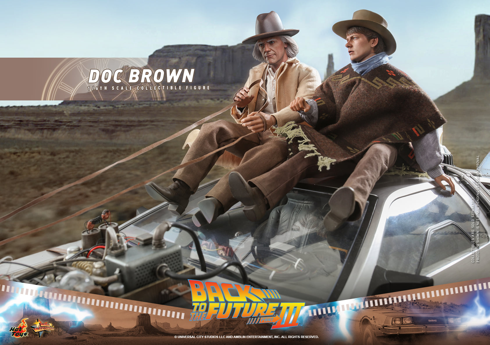 Hot Toys MMS617 1/6 Back to the Future Part III - Doc Brown