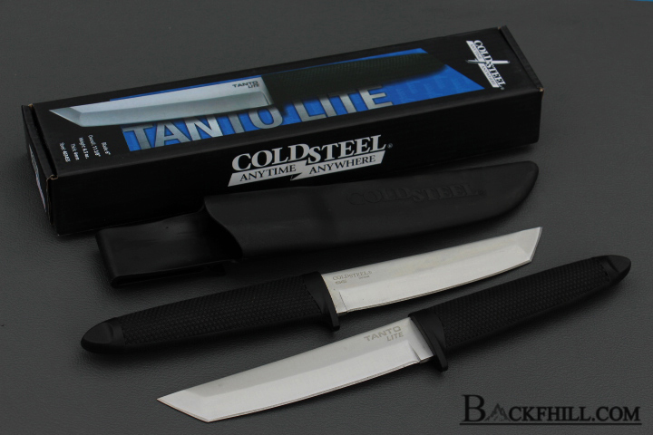 มีดใบตาย COLD STEEL TANTO LITE ขนาด 11.5 นิ้ว ใบหนา 4 มม. พร้อมซองแข็ง (OEM) AAA