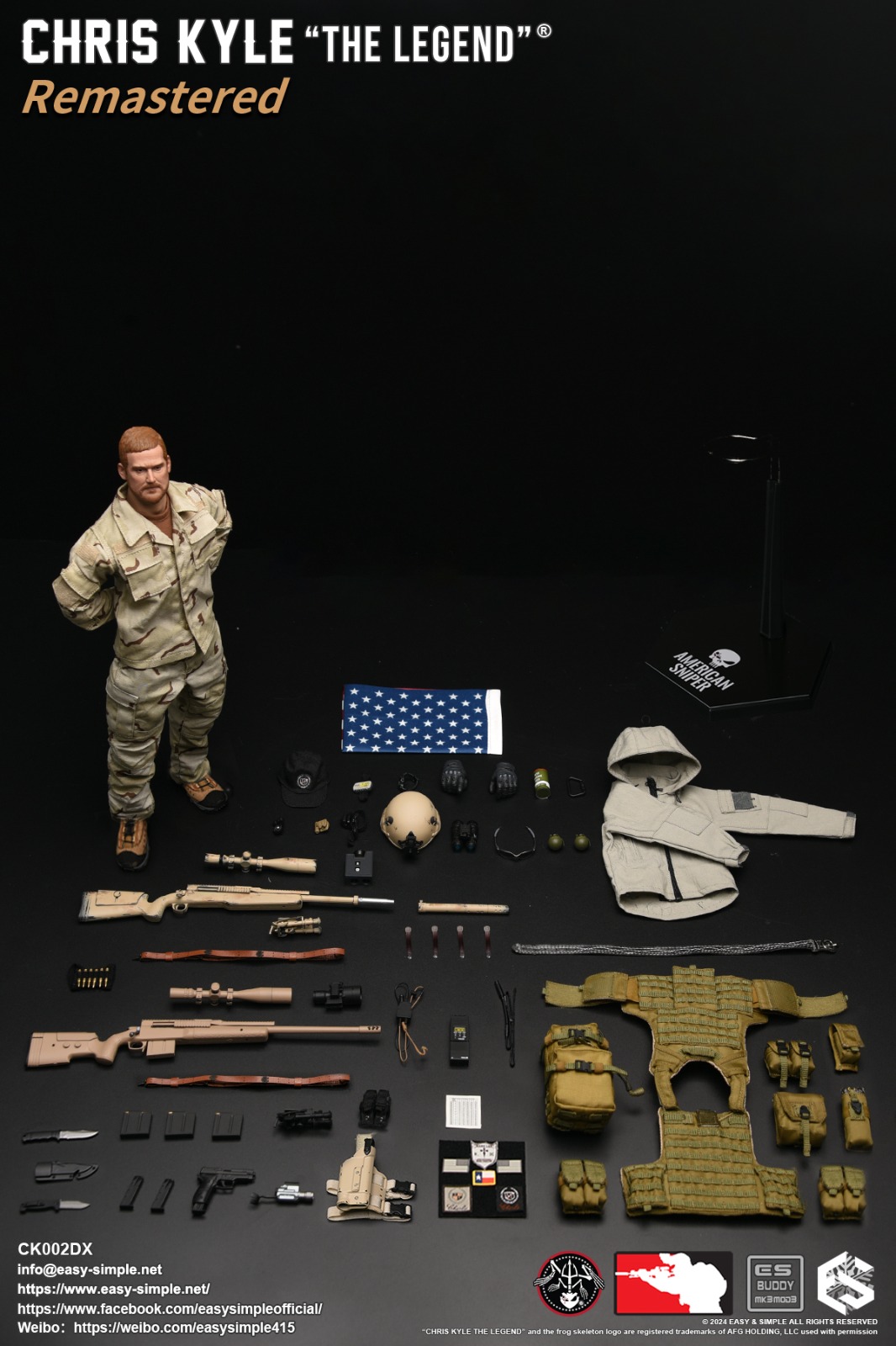 BlackOpsToys X Easy&Simple ES CK002DX Chris Kyle "The Legend" Remastered (Deluxe Version)