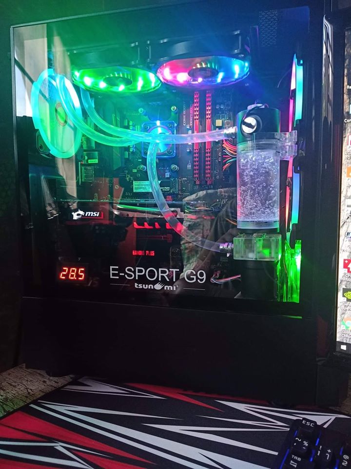 ชุดน้ำเปิดCPU 2ตอน ท่ออ่อน ครบชุด, CPU Water Cooling Set [รุ่นMaster Grade240]