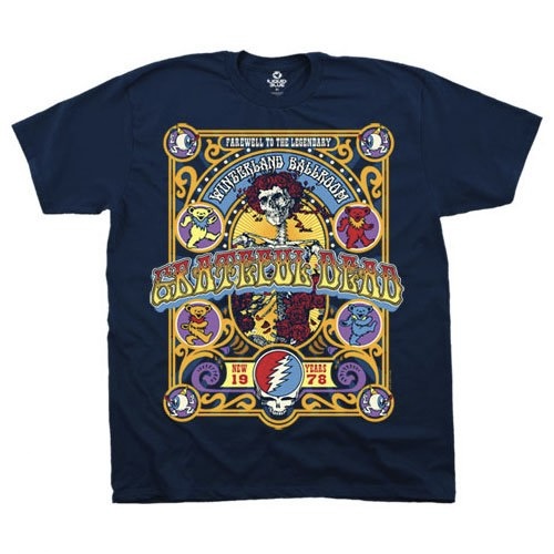 🇺🇸[PREORDER] เสื้อวง GRATEFUL DEAD T-SHIRT รวมลายสุดฮิต ลิขสิทธิ์แท้ LIQUID BLUE จาก USA