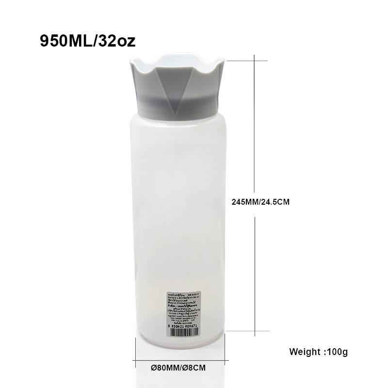 ขวดบีบจุกซิลิโคน 950 มิลลิลิตร