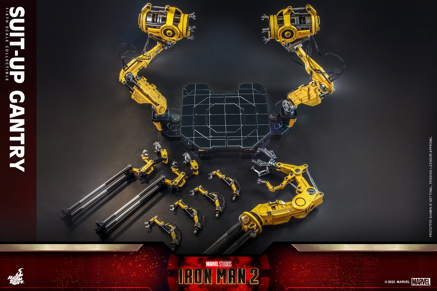 Hot Toys ACS012 1/4 Iron Man 2 - Suit-Up Gantry