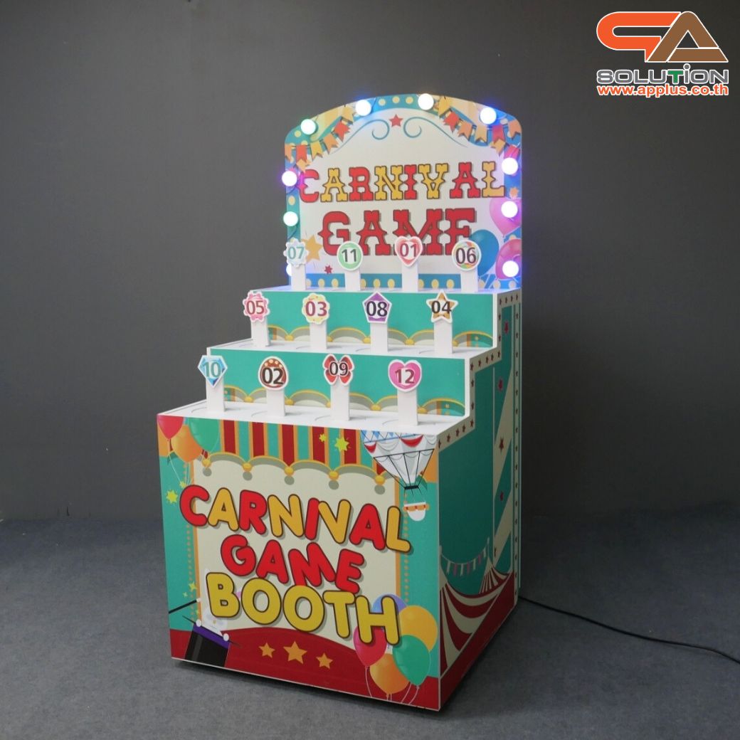 เกมส์ CARNIVAL โยนห่วงคล้องแท่ง ขนาด (W) 80 x (L)64 x (H)160 cm. ชุดแท่งตั้งพร้อมห่วง 36 อัน (คละสี คละขนาด)