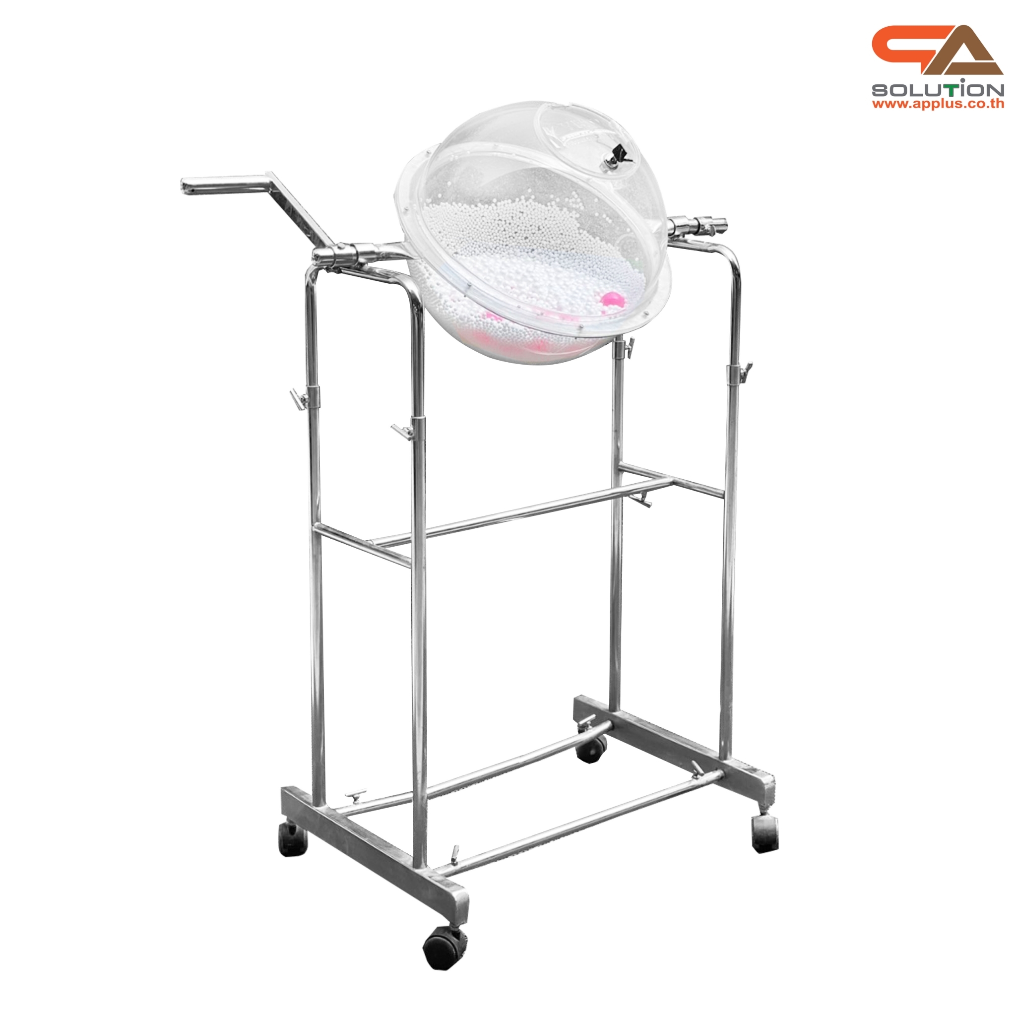 เช่าโดมอะคริลิค จับรางวัล หมุนได้360 องศา พร้อมช่องเปิด มีฝาปิดช่องและกุญแจล็อค