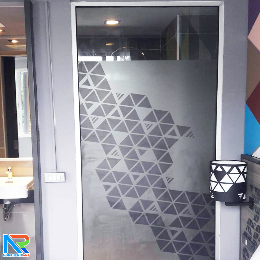 สติ๊กเกอร์ฝ้า สติ๊กเกอร์ฝ้าติดกระจก สติ๊กเกอร์ฝ้าตกแต่ง สติ๊กเกอร์ฝ้าไดคัทตามแบบ มีบริการติดตั้ง ( กทม ปริมณฑล และ เชียงใหม่ )