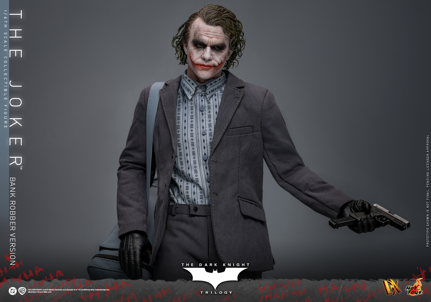 25/08/2568 Hot Toys DX50 The Dark Knight Trilogy - The Joker (Bank Robber Version)