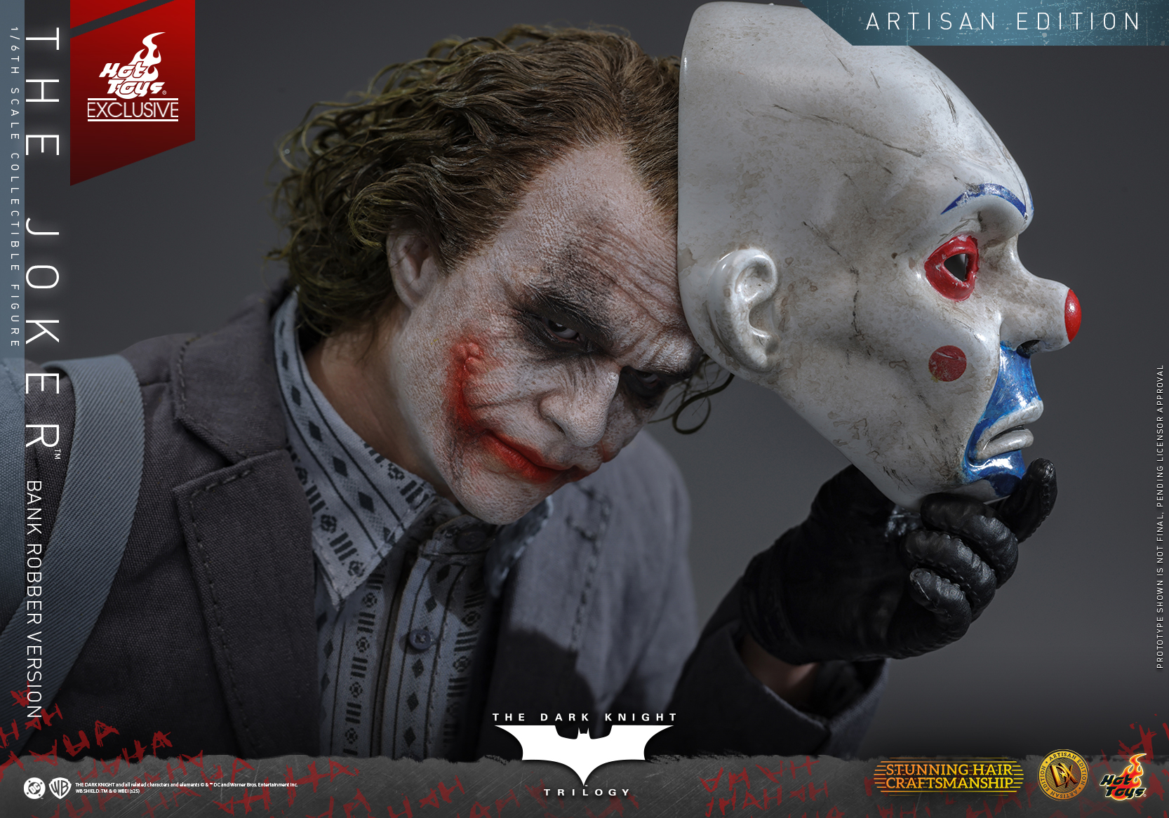 Hot Toys DX51AE The Dark Knight Trilogy - The Joker (Bank Robber Version) (Artisan Edition) [Hot Toys Exclusive]