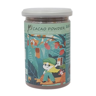 ผงคาเคาแท้ 100% ไม่มีแป้ง ไม่มีน้ำตาล ทำจากเมล็ดโกโก้จันทบุรี cacao powder