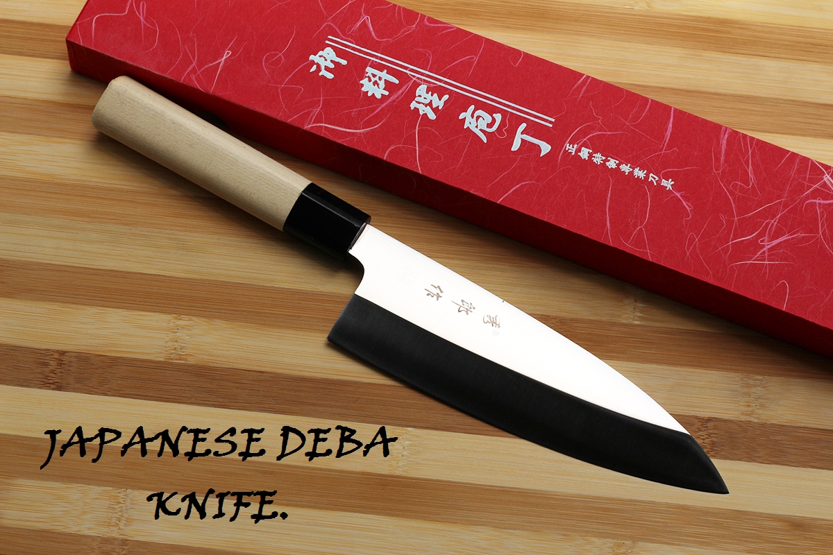 มีดเดบะแล่ปลากล่องแดง Japanese Deba Knife ของแท้ 100 % ขนาด 12 นิ้ว