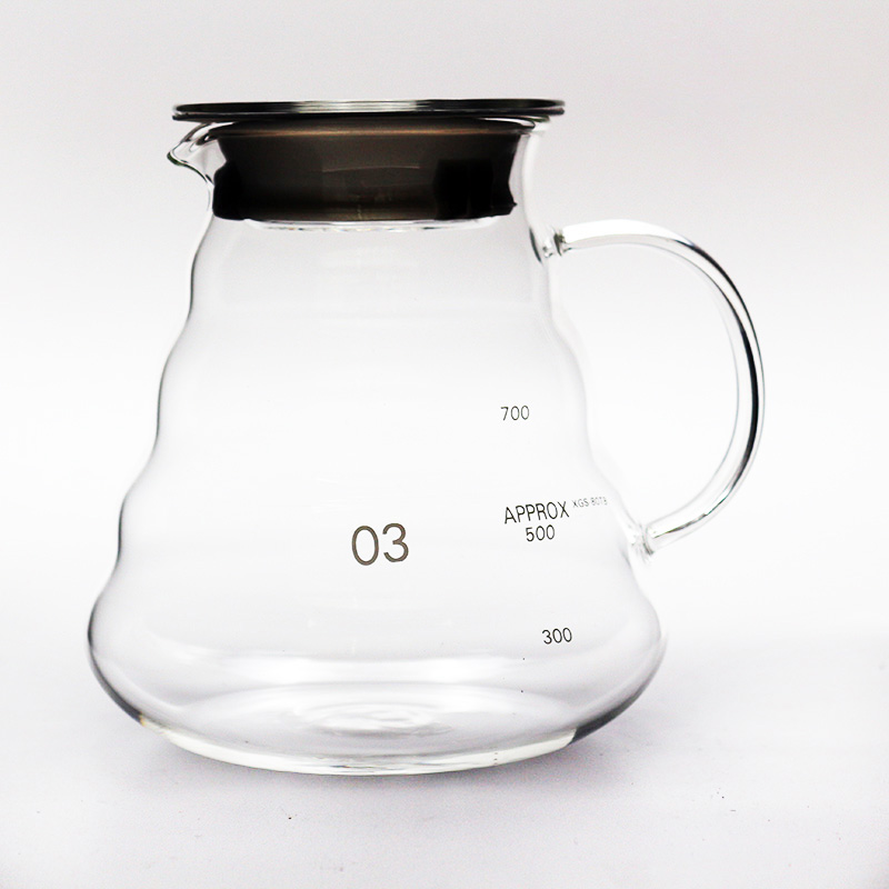 โถแก้ว ดริปกาแฟ 800 ml. สำหรับรองน้ำกาแฟหยด