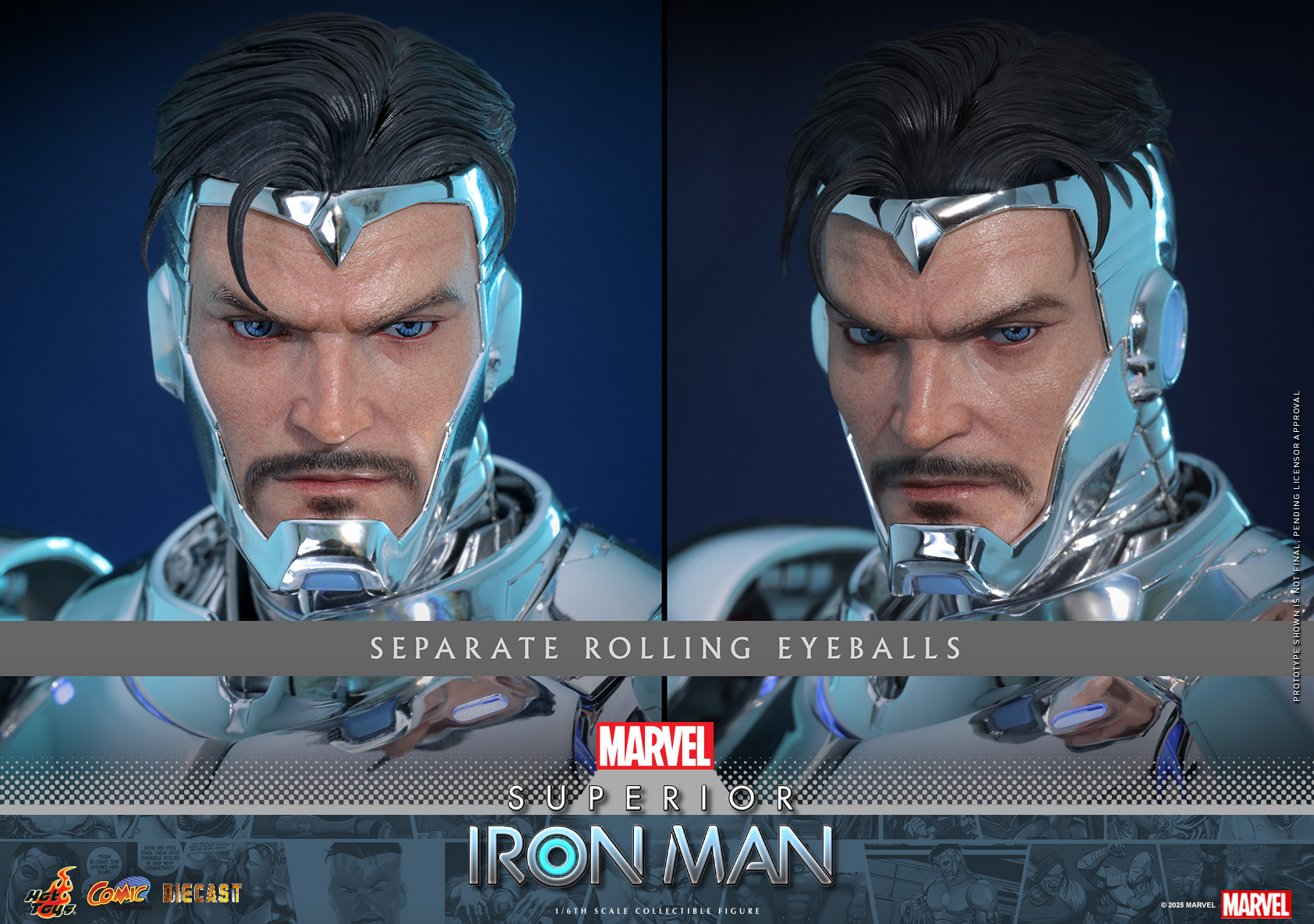 25/08/2568 Hot Toys CMS026D73 Marvel Comics - Superior Iron Man