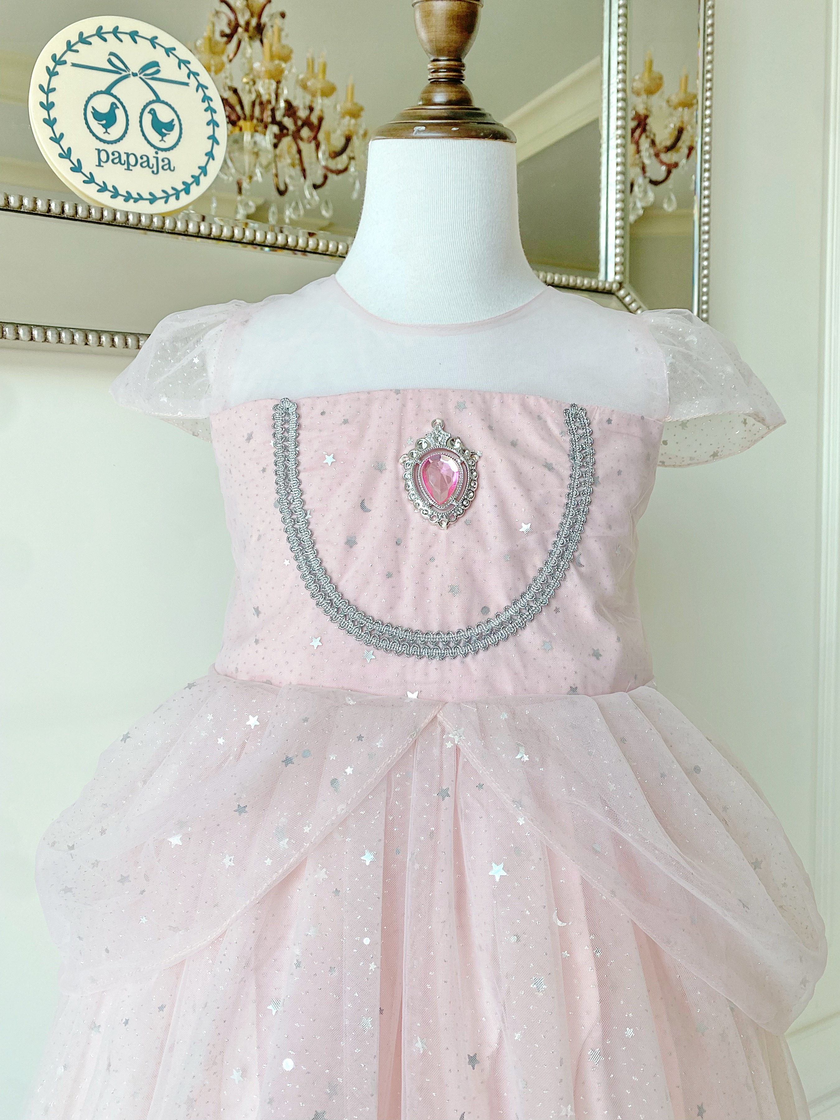 ชุดเจ้าหญิงออโรร่า รุ่นทรงนิยม กระโปรงสั้น