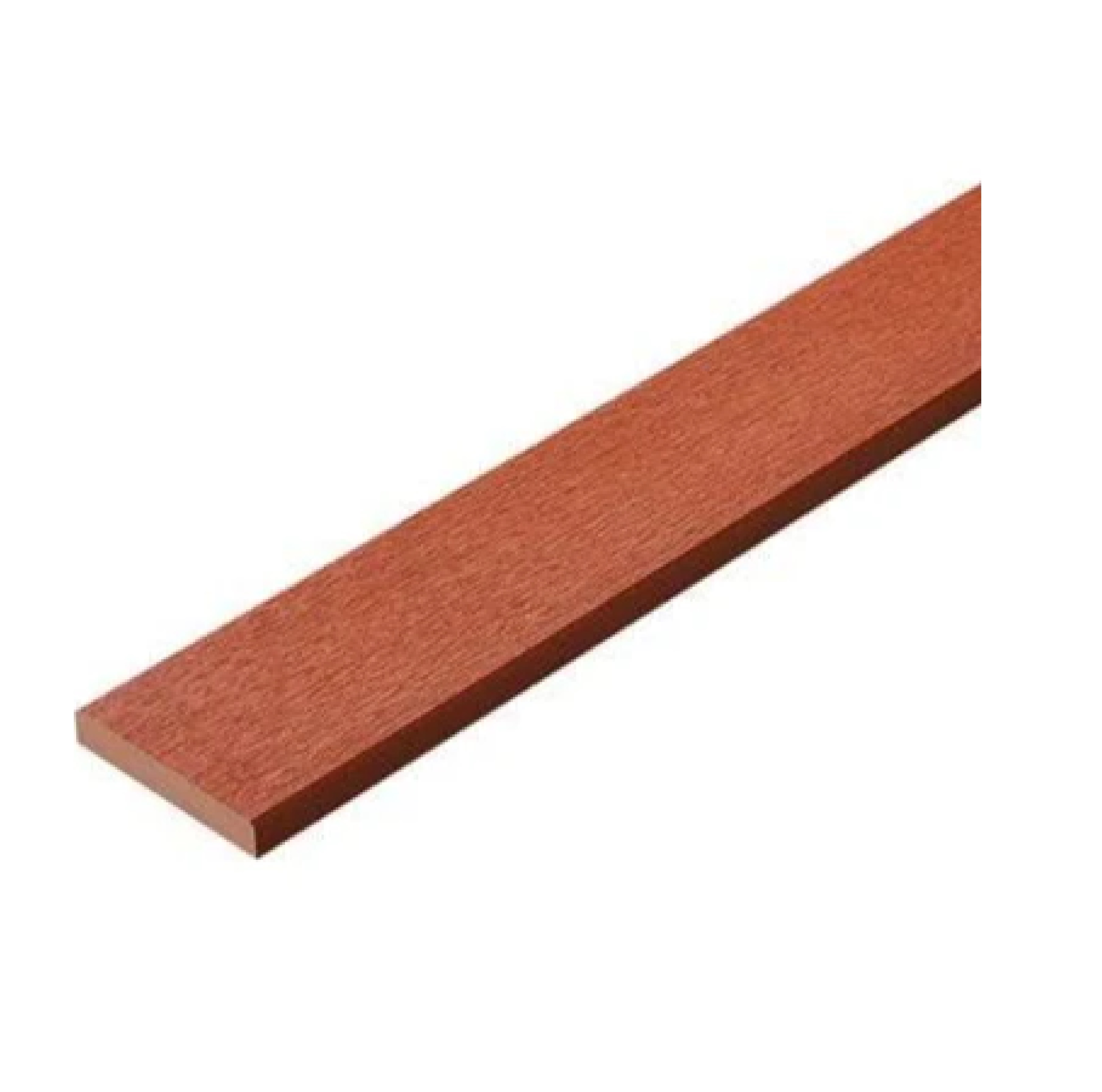 ไม้พื้น เฌอร่า รุ่น ขอบวี ลายเสี้ยน ขนาด 15 x 300 x 2.5 ซม. สีแดงเบอร์รี